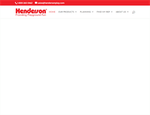 Tablet Screenshot of hendersonplay.com